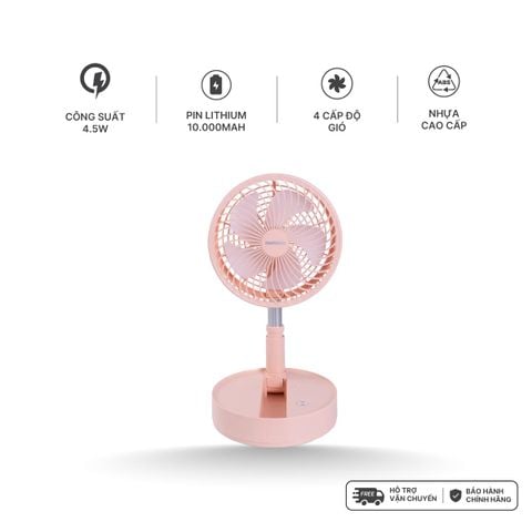 Quạt sạc gấp gọn tiện lợi Nanoco model NFF1618