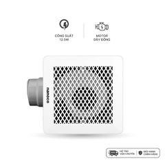 Quạt hút Nanoco âm trần lồng sóc model NFV2021/ NFV2521 (công suất 12.5W, 16W) - KHÔNG BAO GỒM LẮP ĐẶT
