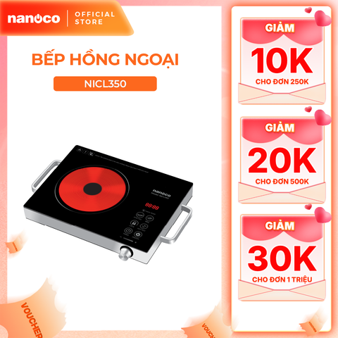 Bếp hồng ngoại đơn Nanoco model NICL350 công suất 2000W