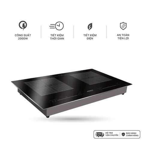 Bếp điện từ đôi Nanoco model NICL482 - KHÔNG BAO GỒM LẮP ĐẶT