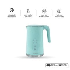 Bình đun siêu tốc cảm ứng Nanoco model NKT1791 màu xanh ngọc dung tích 1.7L
