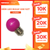 Bóng bulb LED E27 Nanoco model NLB0 1.5W (màu xanh, lục, cam, hồng, đỏ, tím, trắng, vàng)
