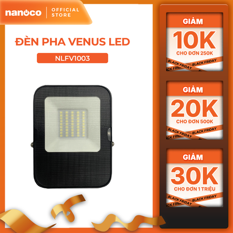 Đèn Pha LED Nanoco chống nước 100W/ 150W/ 200W - Ánh sáng trắng, vàng