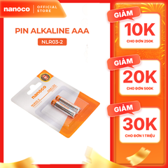 Pin Alkaline AAA 1.5V 1200mAh Nanoco model NLR03-2/ NLR03-4