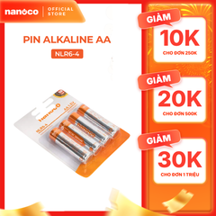 Pin Alkaline AA 1.5V 2600mAh Nanoco model NLR6-2 / NLR6-4