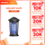 Đèn bắt muỗi Nanoco model NML06B/ NML18B tiêu diệt muỗi với lưới điện mạnh mẽ (công suất 6W/ 8W)