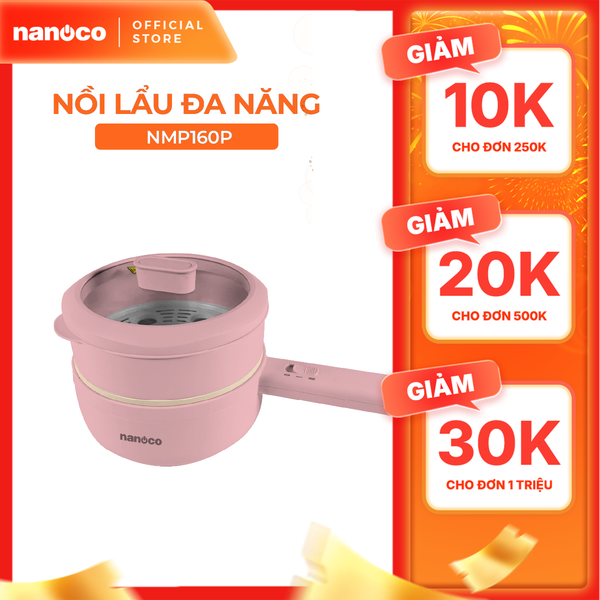 Nồi điện đa năng Nanoco model NMP160 dung tích 1.6L