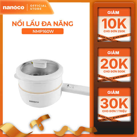 Nồi điện đa năng Nanoco model NMP160 dung tích 1.6L