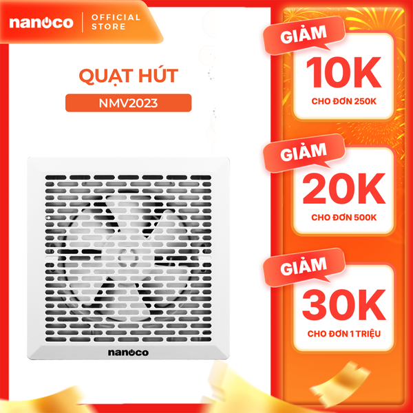 Quạt hút siêu mỏng Nanoco model NMV2023 (20W)