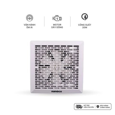 Quạt hút siêu mỏng Nanoco model NMV2023 (20W)