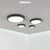 Đèn LED Panel ốp trần nổi tròn đen Nanoco Model NPL18xRB.