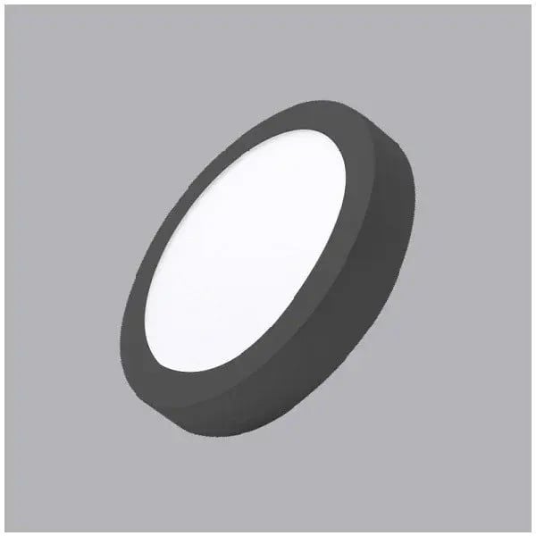 Đèn LED Panel ốp trần nổi tròn Nanoco 12W Màu Đen Model NPL12xRB.