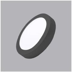 Đèn LED Panel ốp trần nổi tròn Nanoco 12W Màu Đen Model NPL12xRB.