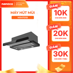 Máy hút mùi âm tủ 70 cm bạc đạn Nanoco model NRH701B (2 tấm lọc nhôm 3 lớp)
