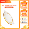 Đèn downlight LED Nanoco φ110 9W 3 màu model: NSD09CS110/ NSD09CG110/ NSD09CW110 - viền vàng/ trắng/ bạc