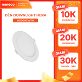 Đèn downlight LED Nanoco φ110 9W 3 màu model: NSD09CS110/ NSD09CG110/ NSD09CW110 - viền vàng/ trắng/ bạc