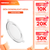 Đèn downlight LED Nanoco φ135 12W 3 màu model: NSD12CS135/ NSD12CW135/ NSD12CG135 - viền vàng/ trắng/ bạc