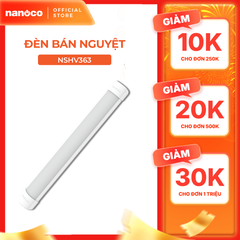 Đèn bán nguyệt LED Nanoco 6 tấc/ 1.2m - 18W/ 36W - Ánh sáng trắng, trung tính, vàng