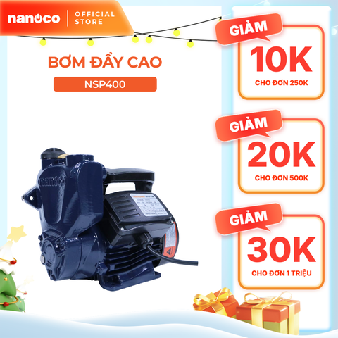 Máy bơm nước đẩy cao Nanoco model NGP128/ NGP200/ NGP300/ NGP400 (Công suất 128W, 200W, 300W, 400W) - KHÔNG BAO GỒM LẮP ĐẶT
