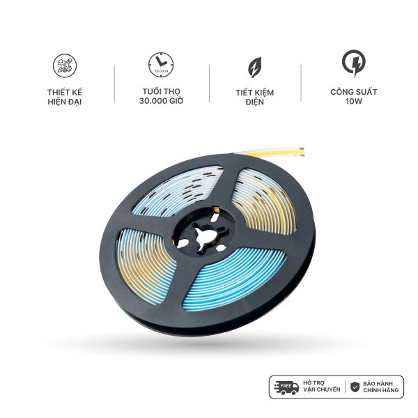 Đèn LED dây COB DC24V 320 led/m Nanoco cuộn 5m model NSTC320*
