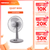 Quạt bàn Nanoco model NTF1209 (màu xám, màu beige - 3 chế độ gió - công suất 30W)