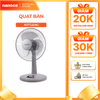 Quạt bàn Nanoco model NTF1209 (màu xám, màu beige - 3 chế độ gió - công suất 30W)