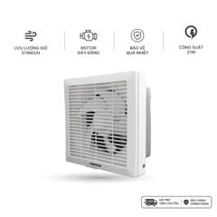 Quạt hút Nanoco gắn tường 1 chiều model NWV1520/ NWV2020/ NWV2520 (công suất 16W, 21W, 31W)