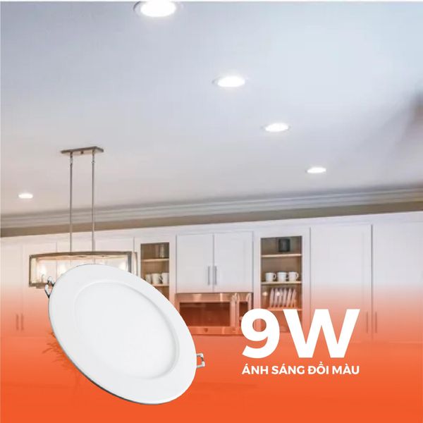 Đèn LED Slim panel MIRA  φ110 9W Nanoco ( 4 loại ánh sáng, model NPM09x)