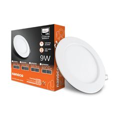 Đèn LED Slim panel MIRA  φ110 9W Nanoco ( 4 loại ánh sáng, model NPM09x)