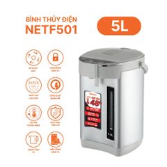 Bình thủy điện Nanoco Model NETF501 5.0L Màu xám