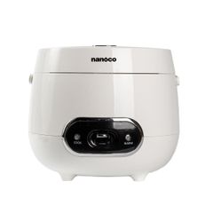 Nồi cơm điện 1.2L Nanoco model NRC1206W màu trắng, nút cơ, công suất 500W