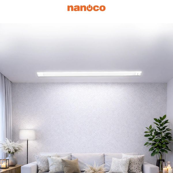 Đèn LED Bán Nguyệt Nanoco 50W ECO Series 1m2 Chiếu sáng hành lang, nhà xe, nhà kho
