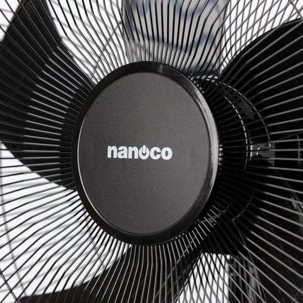 Quạt Sàn Lửng Nanoco NPF1685/NPF1885 Động Cơ Bạc Đạn Màu Đen