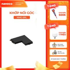 Khớp nối thanh ray đèn nam châm lắp nổi màu đen Nanoco model NMG-SRx