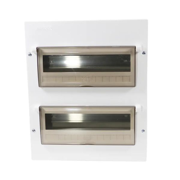 Tủ điện âm tường Nanoco Model NDP120/NDP126 (mặt-đế kim loại)