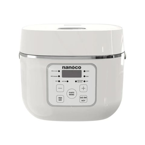 Nồi cơm điện tử Nanoco Model NRC1202BE, 1.2L, màu begie