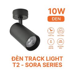 Đèn LED Tracklight Trực Tiếp Nanoco Sora Series 10W 5000K CRI90 Không Cần Thanh Ray