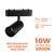 Đèn tracklight nam châm màu đen Nanoco công suất 10W ánh sáng 3000K/4000K