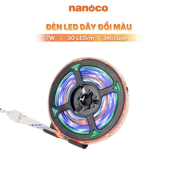 Đèn LED dây đổi màu RGB DC24V Nanoco model NSTID0324C/ NSTID1524C