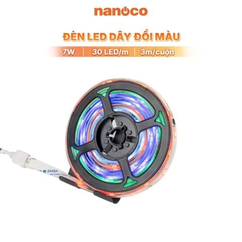 Đèn LED dây đổi màu RGB DC24V Nanoco model NSTID0324C/ NSTID1524C