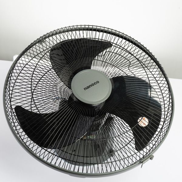 Quạt đảo bạc đạn công suất 65W Nanoco model NOF185**GR màu ghi, đường kính cánh 45cm