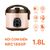 Nồi Cơm Điện Nắp Gài Nanoco NRC1860P 1.8L Màu Hồng - Công Suất 700W, Lòng Nồi Chống Dính, Nắp Trong Tháo Rời