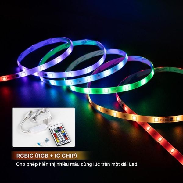 Đèn LED dây đổi màu RGB DC24V Nanoco model NSTID0324C/ NSTID1524C