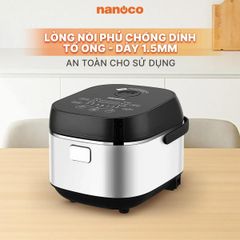 Nồi cơm điện tử Nanoco Model NRC1818M, 1.8L, màu đen