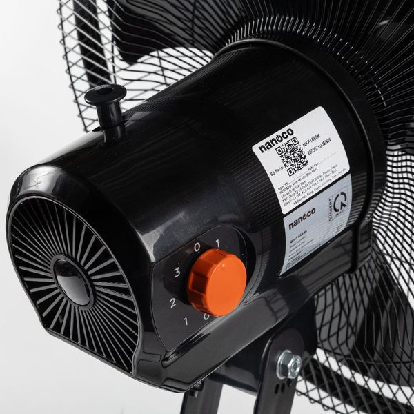Quạt sàn bạc đạn màu đen Nanoco công suất 47W/ 65W model NKF1*80K
