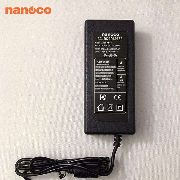 Bộ nguồn đèn Nanoco dùng cho đèn LED dây trong nhà Max 30W, 60W