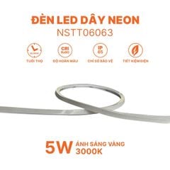 Đèn LED Dây Neon Top Bend Nanoco 5W/m DC24V IP65 CRI Ra90 240 LED/m NSTT0606*