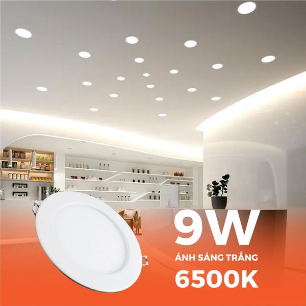 Đèn LED Slim panel MIRA  φ110 9W Nanoco ( 4 loại ánh sáng, model NPM09x)