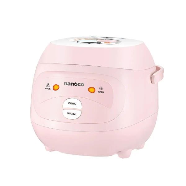 Nồi Cơm Điện Nắp Gài 1.0L 350W Màu Hồng Lòng Nồi Chống Dính Maifanite Nắp Tháo Rời
