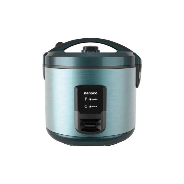 Nồi cơm điện nắp gài Nanoco Model NRC2250G, 2.2L, màu xanh lá